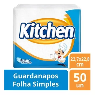 Guardanapo Kitchen Folhas Pequenas Pct 50fls