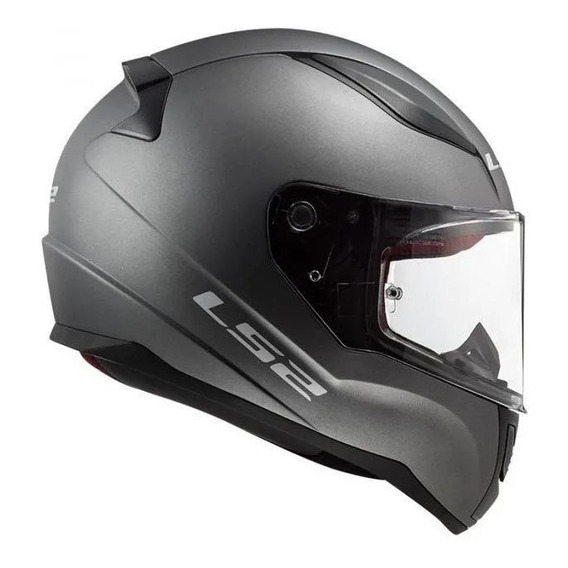 Casco Integral Moto LS2 Rapid FF353 Color Titanio Mate Sólido Talla M