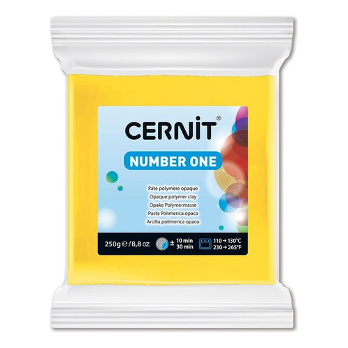 Cernit Number One Arcilla Polimérica 250 G Color A Elección Color Amarillo