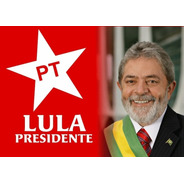 Bandeira Personalizada - Política - Lula - Nylon