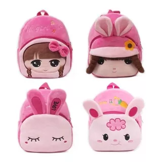 Hermosa Mochila Felpa Infantil Peluche Japones Dibujo Animal