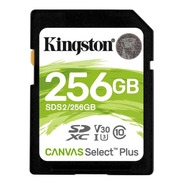 Cartão De Memória Kingston Sds2/256gb  Canvas Select Plus 256gb