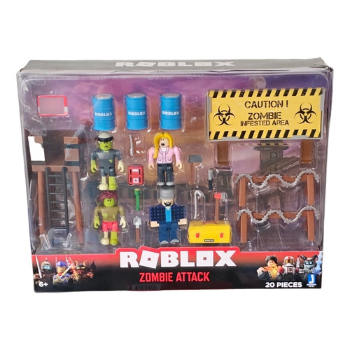 Roblox Zombie Attack + Item Virtual 20 Piezas