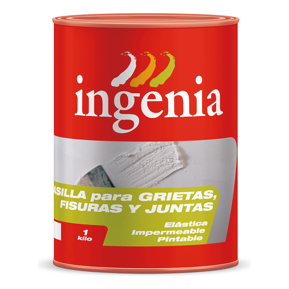 Masilla Ingenia Grietas Fisuras Juntas Impermeable 1k