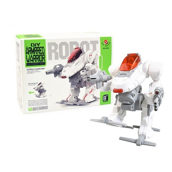 Robot Guerrero Armable Cute Sunlight 2041 Color Blanco