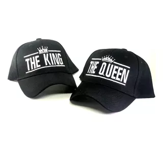 Gorras Para Pareja King - Queen Novio - Novia, Bordado