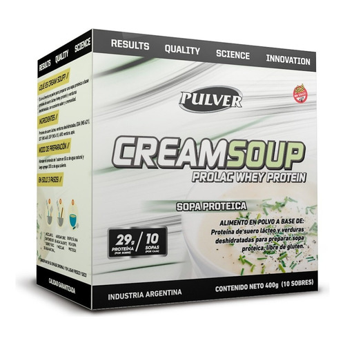Cream Soup 10 Sobres Pulver Sopa Proteica Sin Tacc