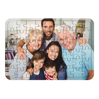 4 Puzzle Carton 54 Piezas Personalizado Dia Madre Padre