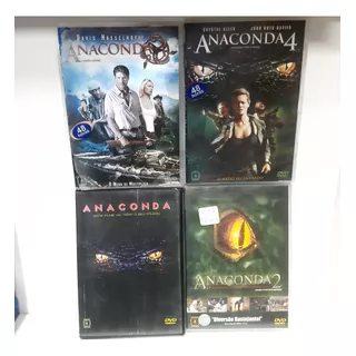 Coleção Em Dvd Anaconda 1,2,3 E 4