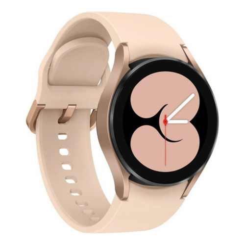 Samsung Galaxy Watch4 (Bluetooth) 1.2" caja 40mm de  aluminio, malla  rosa claro de  fluoroelastómero SM-R860