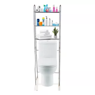 Rack Organizador Mueble Baño Sanitario Taza 3 Niveles