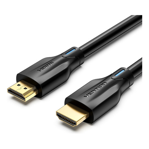 Cable De Video Hdmi 2.1 Vention Hdr Earc Negro 8k 60hz 2m