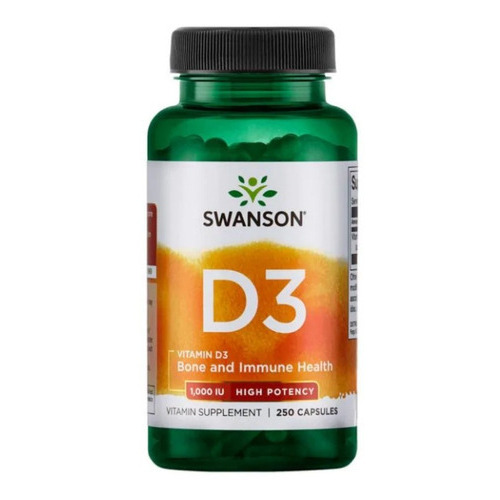 Vitamina D3 Salud Total Premium 1,000iu 250 Tabletas Eg D21