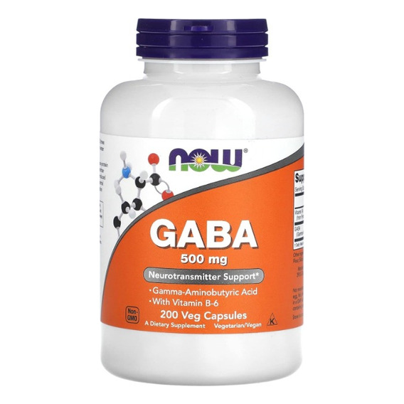 Gaba Now Foods 500 Mg - Unidad a $617