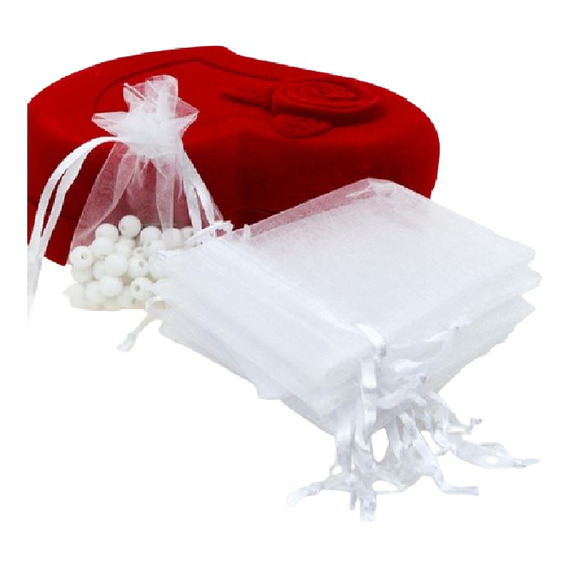 Bolsa Organza 50un 15x20 Recordatorio Boda Joyeria Empaque