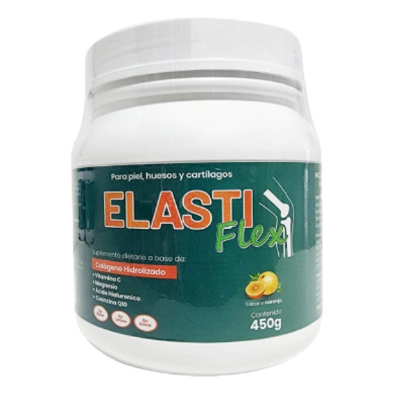 Elastiflex Colageno, Acido Hialuronico + Hmb Naranja 450g