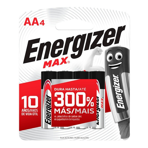 40 X Pilas Alcalinas AA Energizer MAX E91