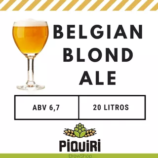 Kit Receitas Cerveja Artesanal 20l Belgian Blond Ale