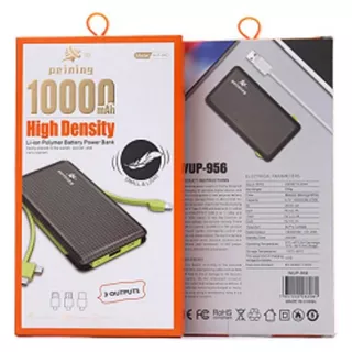 Power Bank 10000mah Peining Mod. Wup-956 Carga Rápida 3-s 