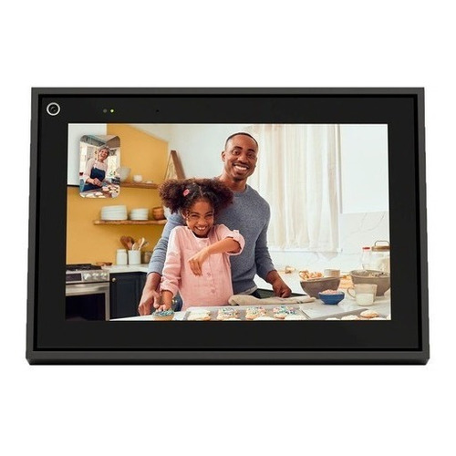 Parlante inteligente Facebook Portal Mini con asistente virtual Alexa, pantalla integrada de 8" black 100V/240V