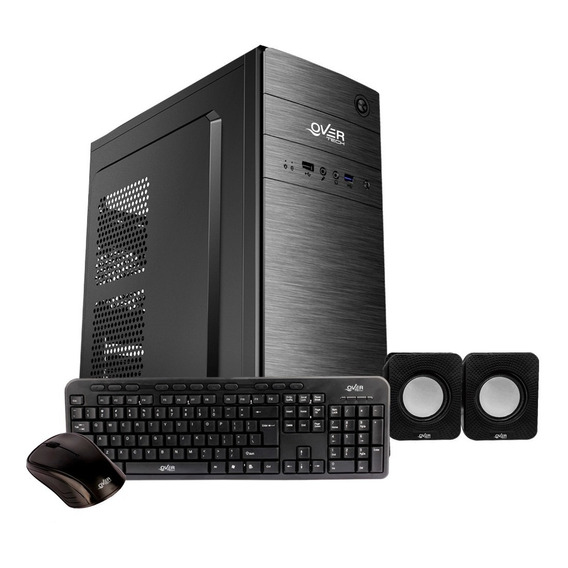 Gabinete Pc Kit Atx Overtech Ov-k190 Con Fuente Ok-6500 Pc