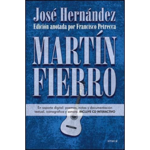 Martín Fierro, de Hernandez, Jose. Editorial Emecé en español