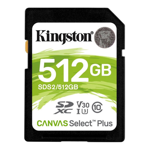 Tarjeta de memoria Kingston SDS2/512GB  Canvas Select 512GB