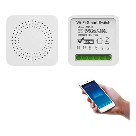 Mini Switch Interno, Interruptor Inteligente Wifi. 