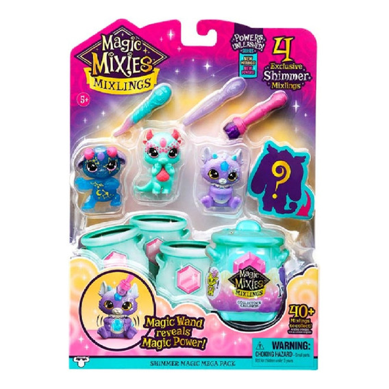Mixlings Shimmer Magic Mega Pack Serie 2 4 Mini Figuras