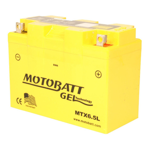 Bateria Motobatt Gel 12v 6.5 Ah Mtx6.5l Yb6.5l-b