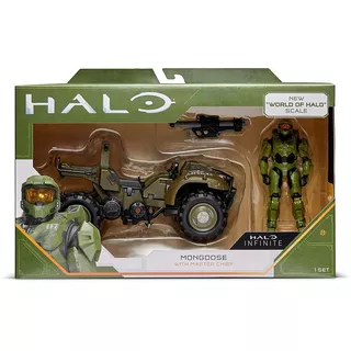 Halo New World Of Halo Figura Master Chief Con Mongoose 