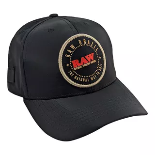 Boné Raw Brazil Dad Hat Logo Black