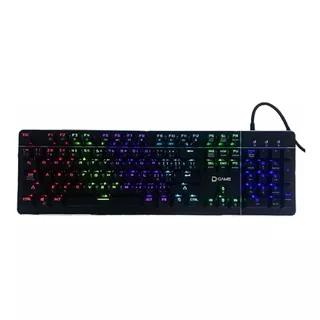 Teclado Mecanico Gamer Retroiluminado  Rgb  Antighosting