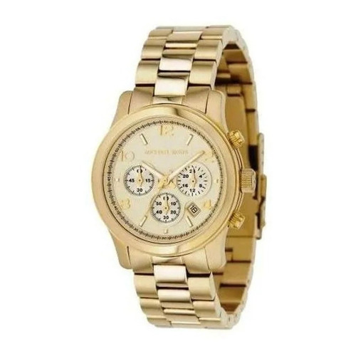 Reloj Michael Kors Mk5055 para mujer Runway Gold