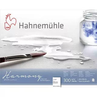 Bloco Aquarela Hahnemuhle Harmony 300g/m2 24x30cm 12 Folhas