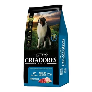 Alimento Maintenance Criadores High Pro Para Perro Adulto Sabor Carne Y Pollo En Bolsa De 22 kg