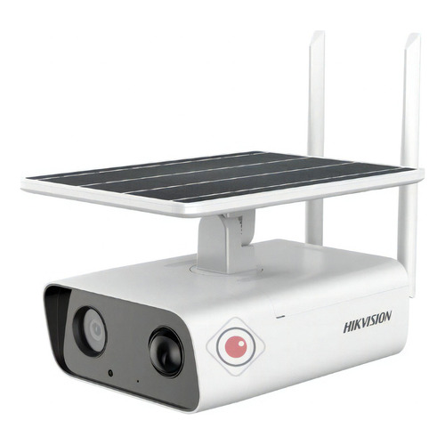 Camara Ip 4g Hikvision 4mp Panel Solar C/ Bateria Color Blanco