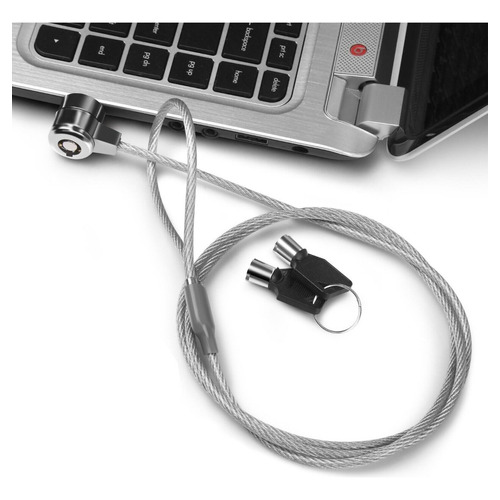 Candado Linga Cable Acero Notebook Seguridad Llave Mms-0