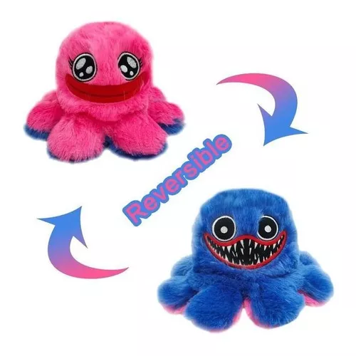 Suave Peluche Poppy Playtime Huggy Wuggy Azul Y Rosa 