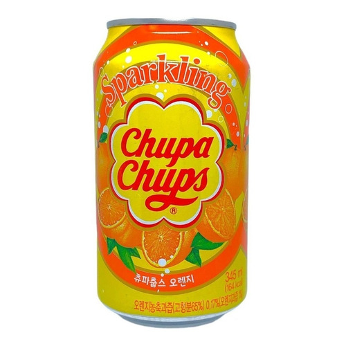 Chupa Chups Refresco Naranja 345ml Importado De Corea