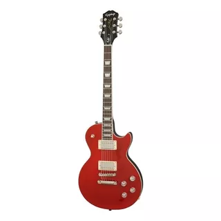 Guitarra Eléctrica EpiPhone Modern Les Paul Muse De Caoba Scarlet Red Metallic Metalizado Con Diapasón De Laurel Indio