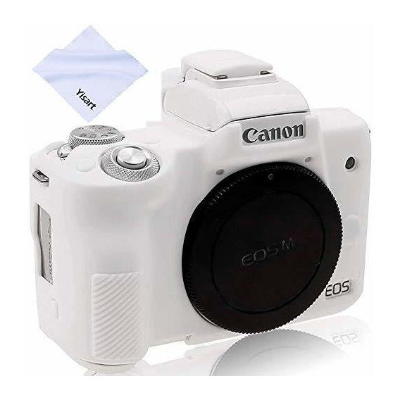 Funda Para Canon Eos M50, Eos M50 Mark Ii, Blanco 