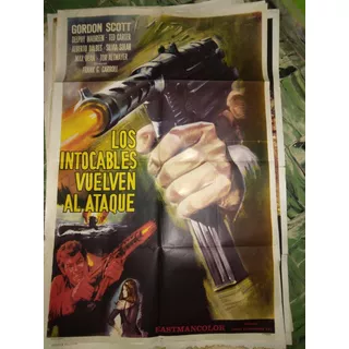 Poster * Los Intocables Vuelven Al Ataque - G. Scott Años 60