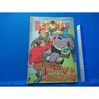 Hq Batman  19 Set 1954 O Mistério Do Mergulhador 