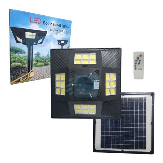 Foco Solar 500w 360° Sensor Movimiento + Control W772-3