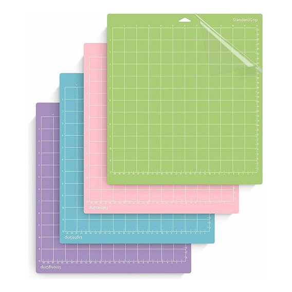 Pack 4 Tapetes De Corte Para Cameo 4 Y Cricut 30cm X 30cm