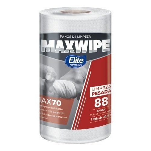 Paño de limpieza Elite Professional Maxwipe 70 paño blanco 88 u