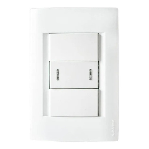 Llave De Luz Armada Kalop Civil 1 Punto Combinado Blanco