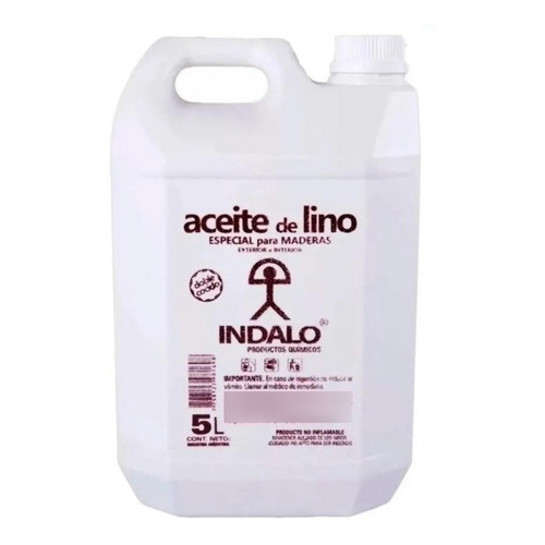 Aceite De Lino Proteccion Maderas Doble Cocido 5 Litros Color No Aplica