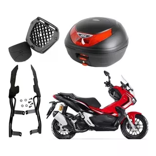 Combo Bau Givi E350n + Suporte Givi Sr1183 P Honda Adv 150